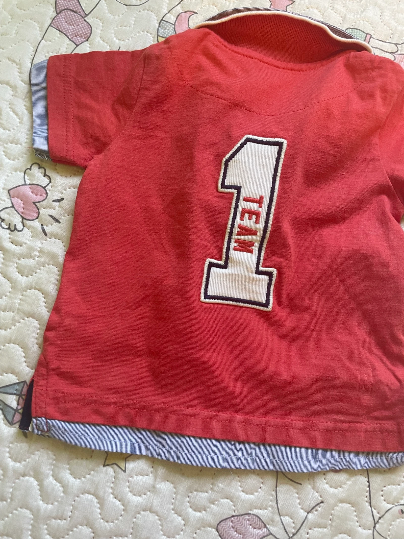 Polo vermelho Zara 9-12 meses – photo 4